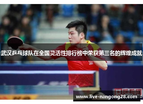 武汉乒乓球队在全国灵活性排行榜中荣获第三名的辉煌成就