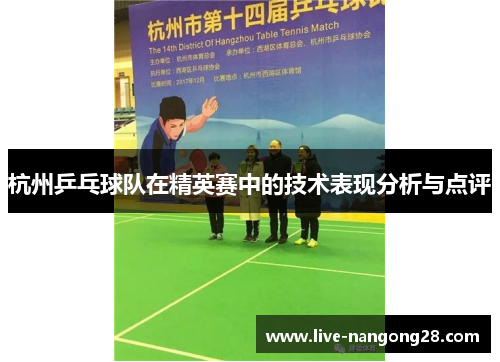杭州乒乓球队在精英赛中的技术表现分析与点评